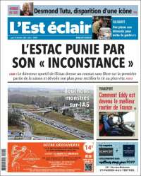 Portada de L'Est Eclair (Francia)