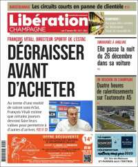 Portada de Libération Champagne (Francia)