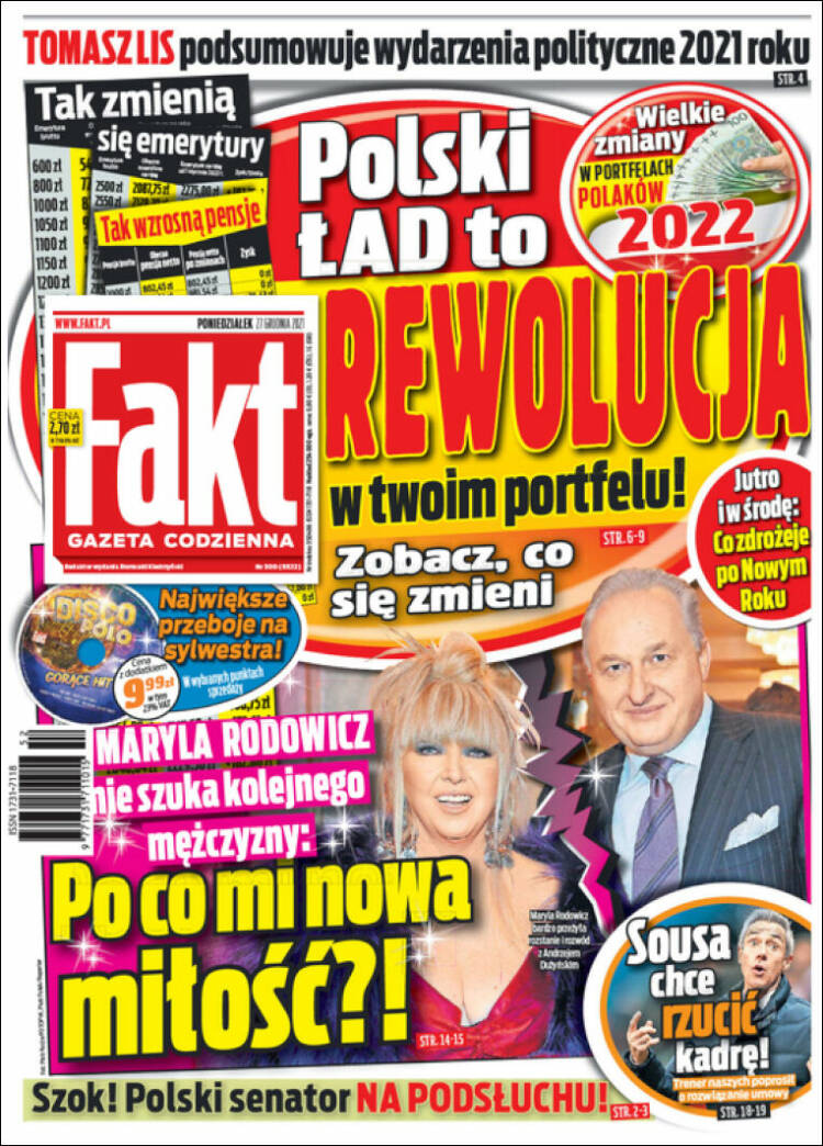 Portada de Fakt (Polonia)