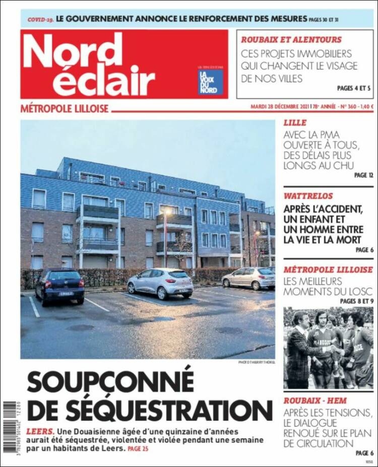 Portada de Nord Éclair (Francia)