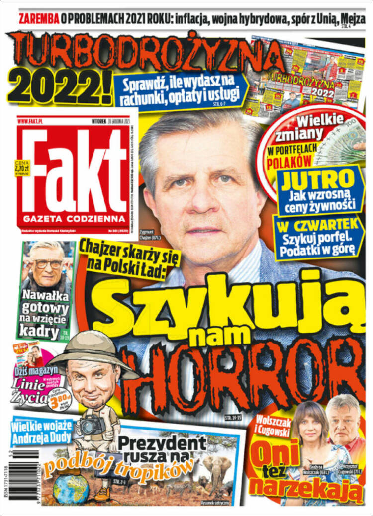 Portada de Fakt (Polonia)