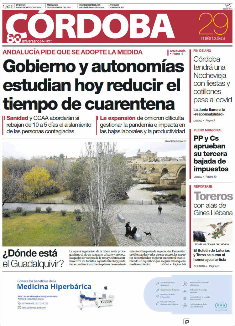 Portada de Diario de Córdoba (Spain)