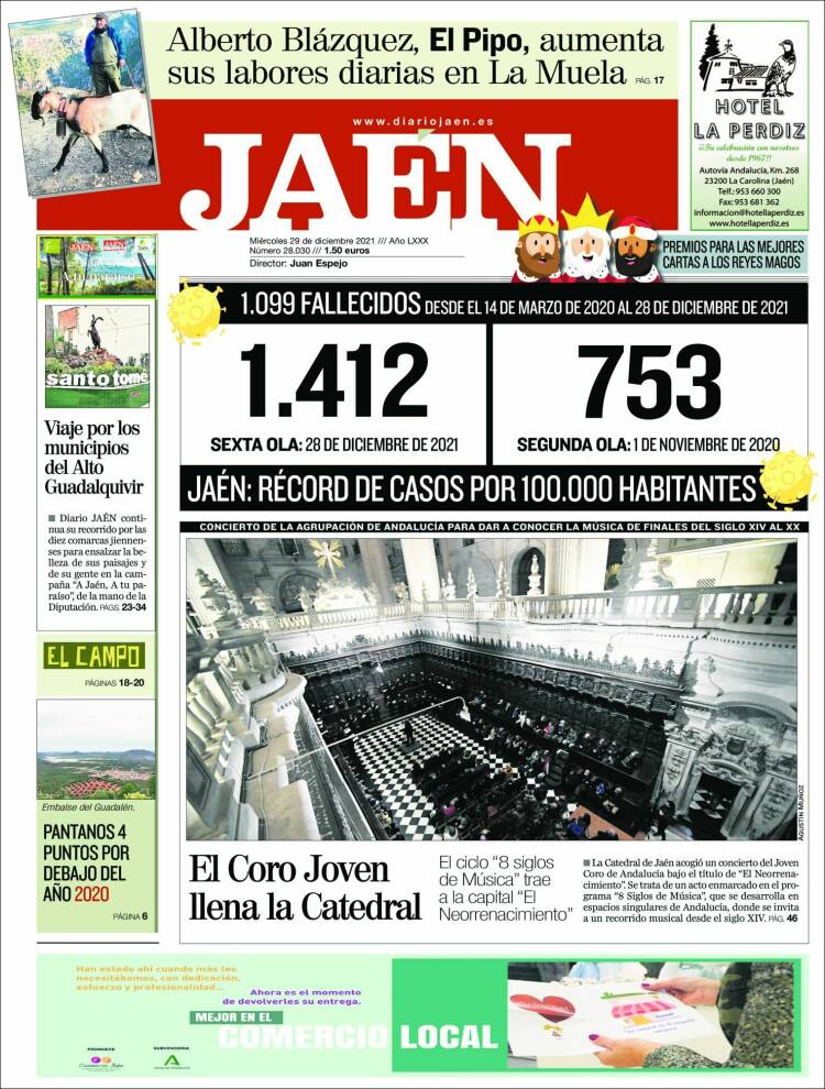 Portada de Diario Jaén (Spain)