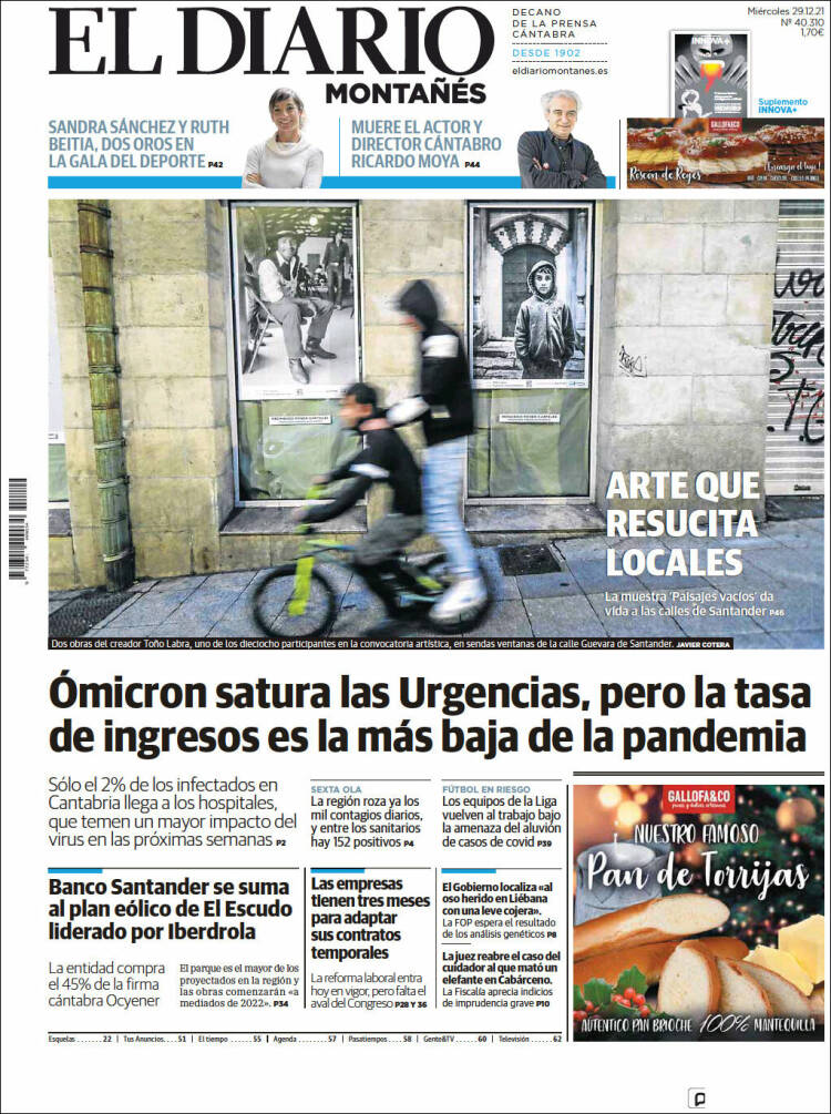 Portada de El Diario Montañés (Spain)