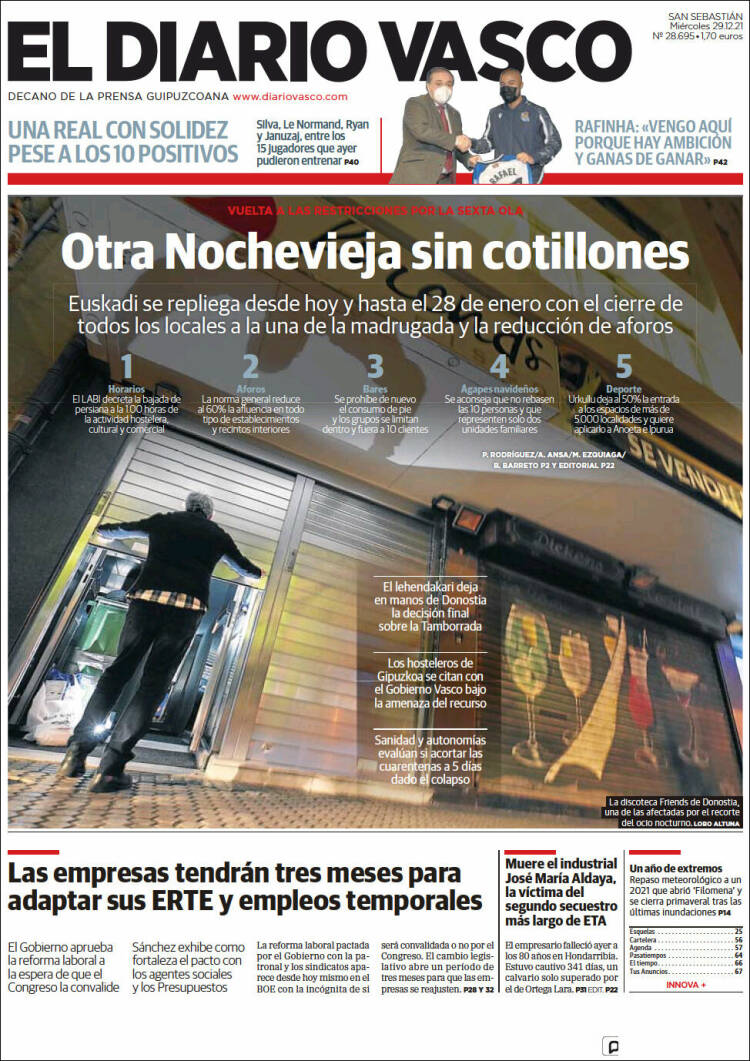 Portada de Diario Vasco (Spain)