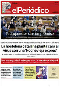 Portada de El Periódico (España)