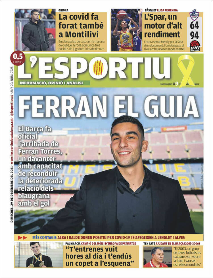 Portada de L'Esportiu : Girona (España)