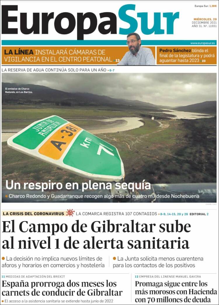 Portada de Europa Sur (Spain)