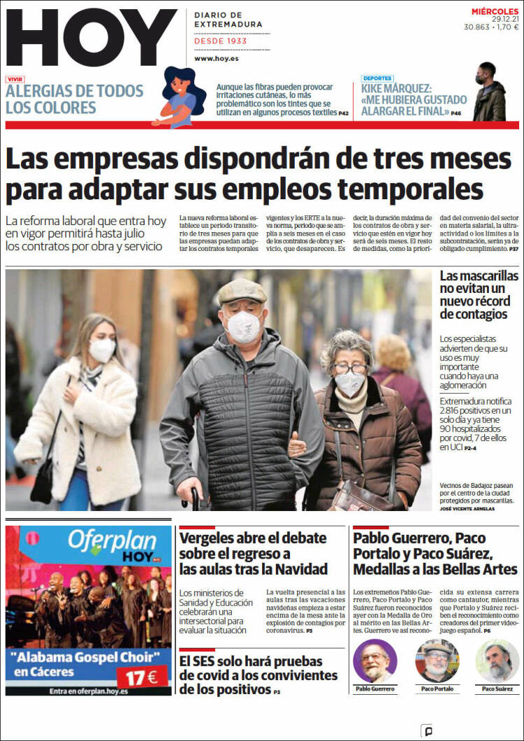 Portada de Hoy - Badajoz (Spain)