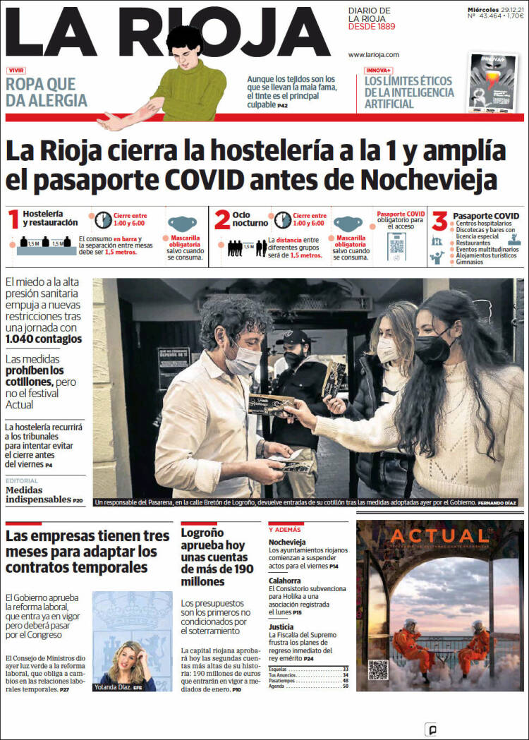 Portada de La Rioja (Spain)