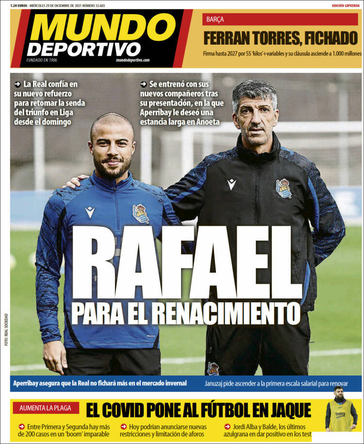 Portada de Mundo Deportivo Gipuzkoa (España)