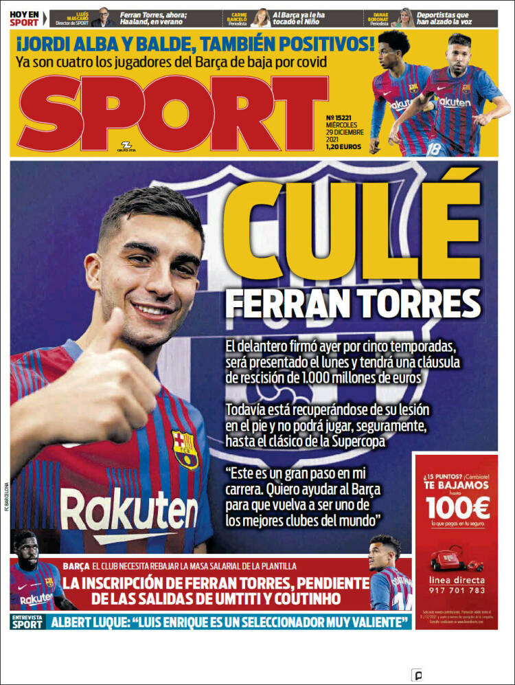 Portada de Sport (España)