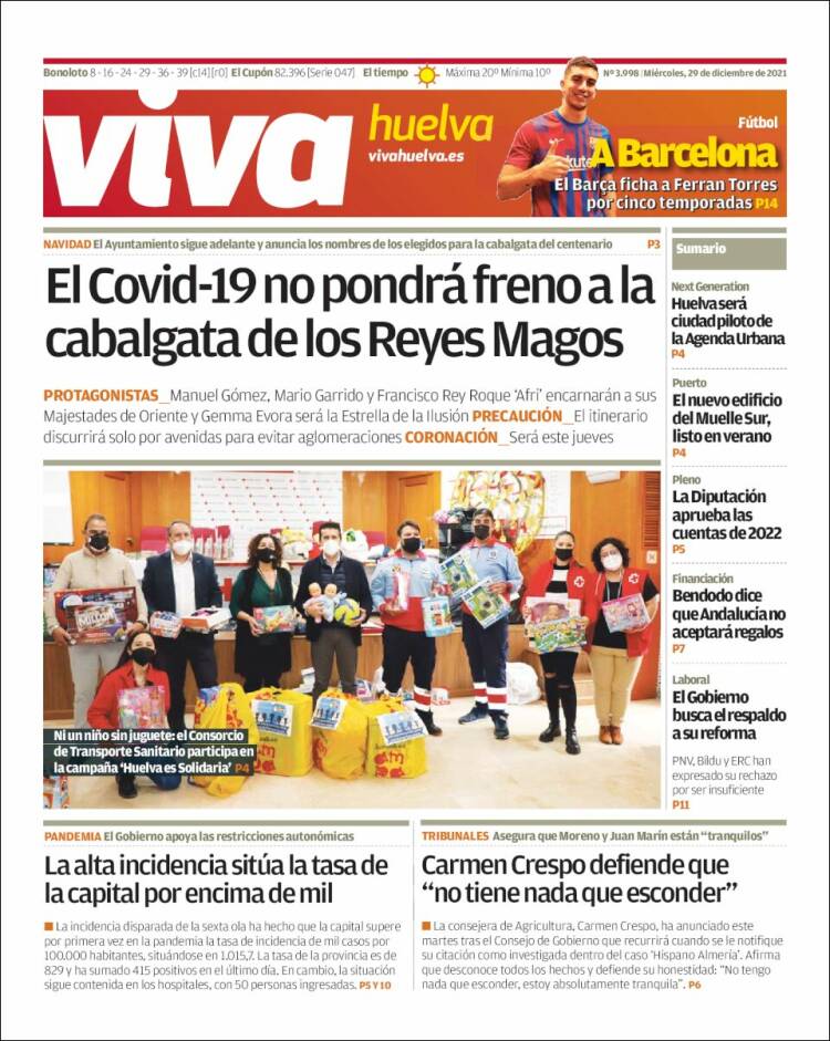 Portada de Viva Huelva (Spain)