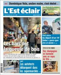 Portada de L'Est Eclair (Francia)