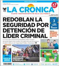 Portada de La Crónica de Baja California (M&eacute;xico)