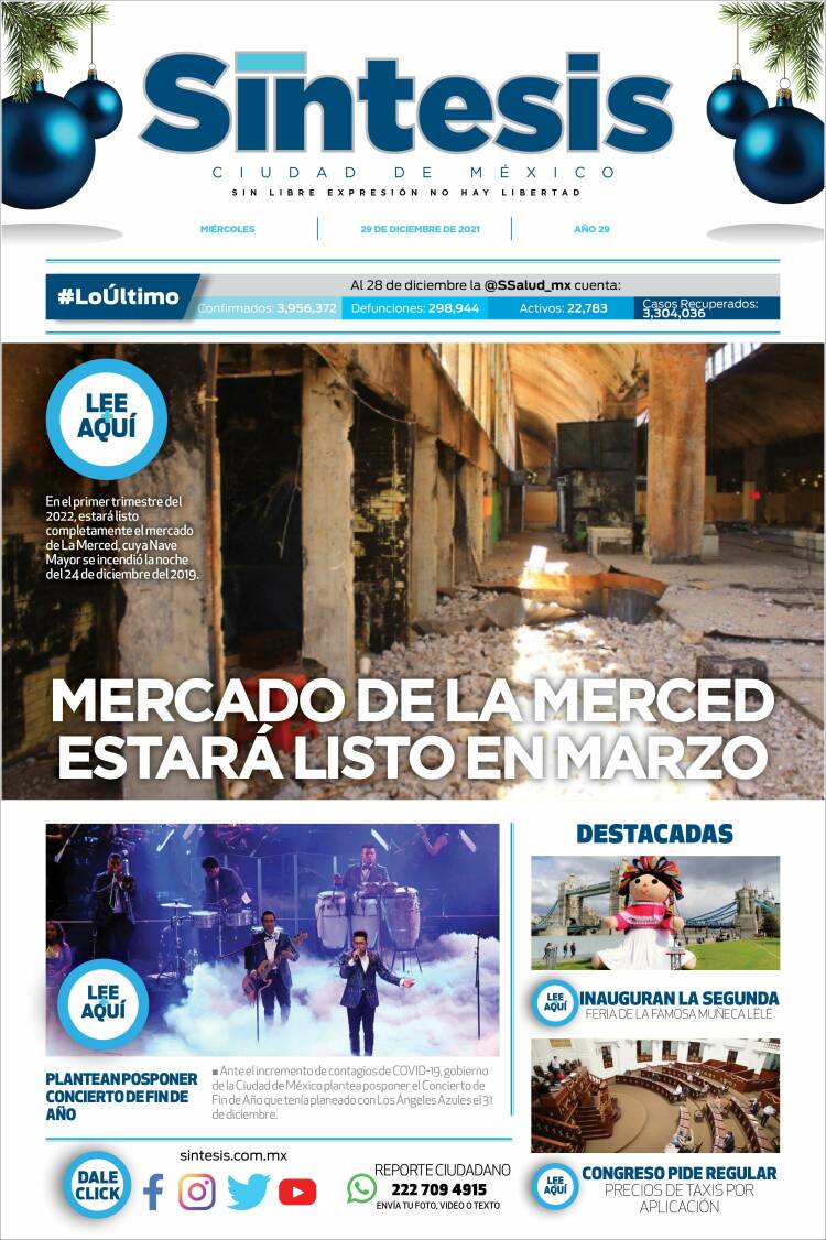 Portada de Síntesis Nacional (M&eacute;xico)