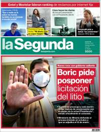 Portada de La Segunda (Chile)