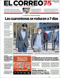 Portada de El Correo - Álava (España)