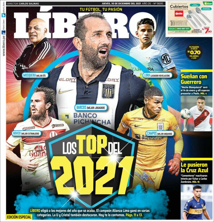 Portada de Líbero (Per&uacute;)
