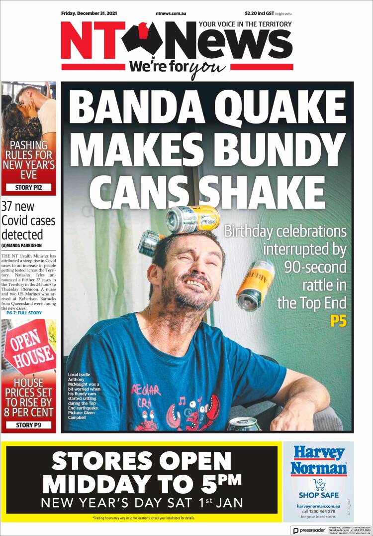 Portada de Northern Territory News (Australia)