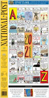 Portada de The National Post (Canadá)