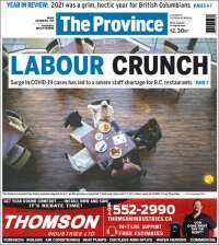 Portada de The Province (Canadá)