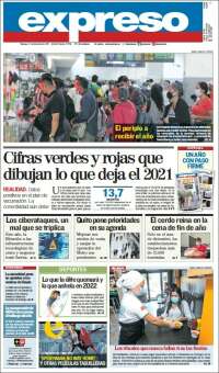Portada de Expreso (Ecuador)