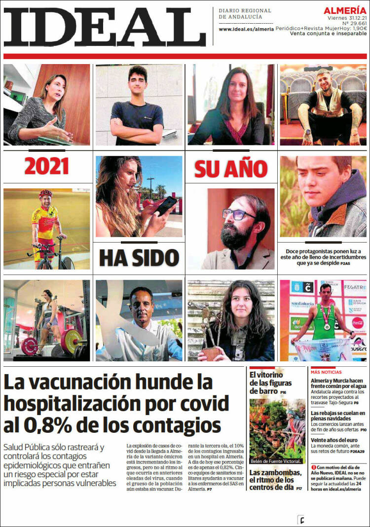 Portada de Ideal Almeria (España)