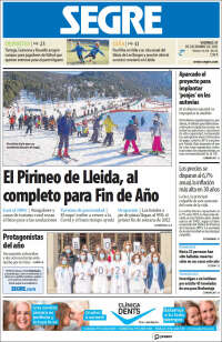 Portada de Segre  (España)