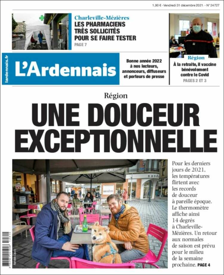 Portada de L'Ardenais (Francia)