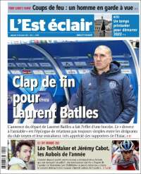 Portada de L'Est Eclair (Francia)