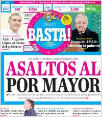 Portada de Diario Basta (México)