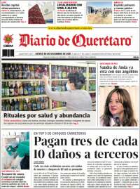 Portada de Diario de Querétaro (México)