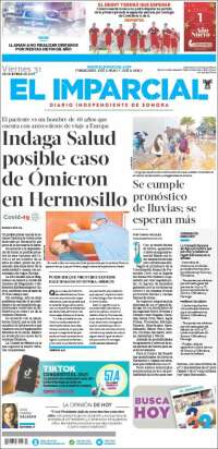 Portada de El Imparcial (México)