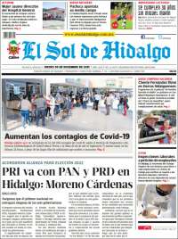 Portada de El Sol de Hidalgo (México)