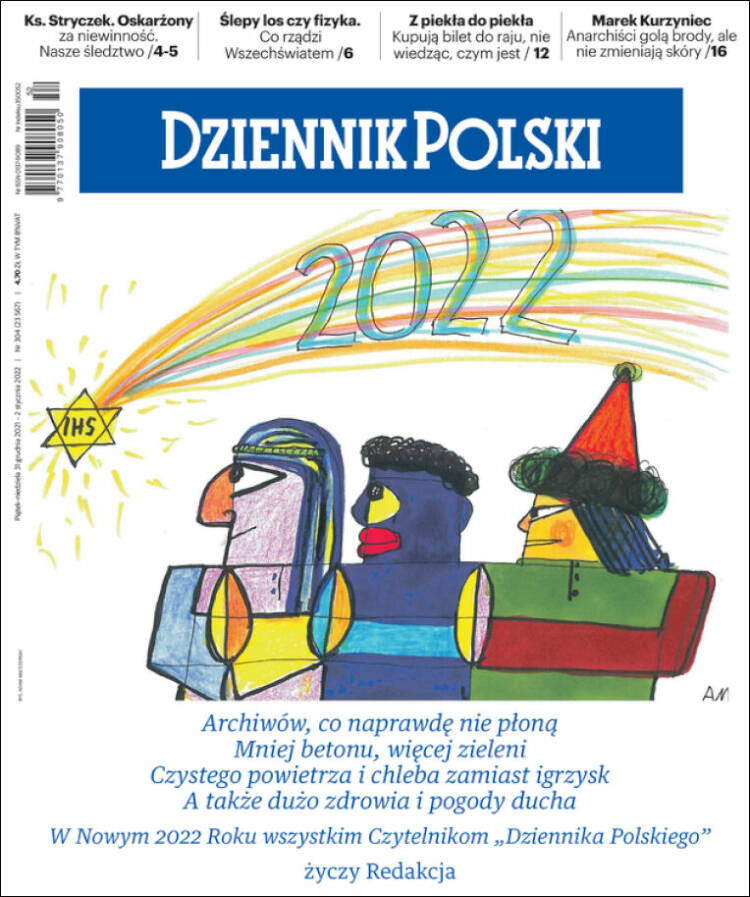 Portada de Dziennik (Polonia)
