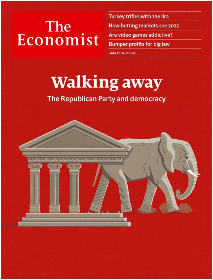 Portada de The Economist (Reino Unido)