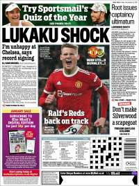 Portada de Daily Mail Sport (Reino Unido)