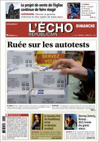 Portada de L'Echo Républicain (Francia)