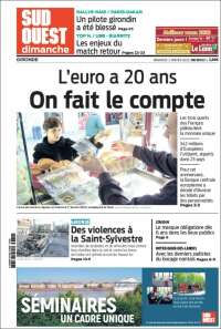 Portada de Sud Ouest (Francia)