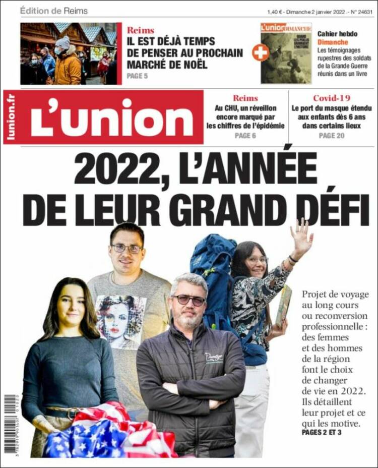 Portada de L'Union (France)