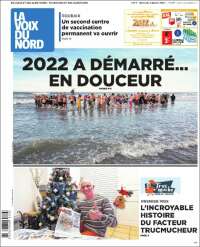 Portada de La Voix du Nord (Francia)