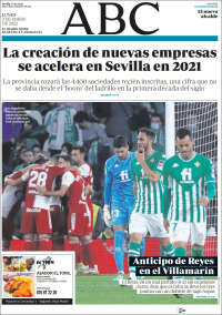 Portada de ABC - Sevilla (España)