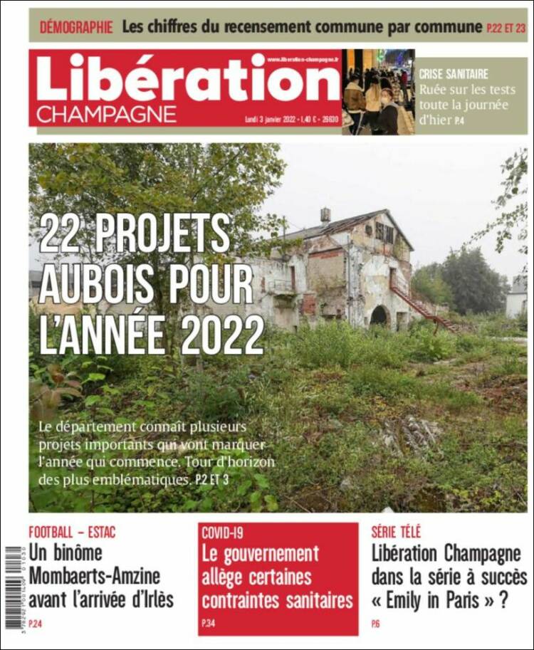 Portada de Libération Champagne (France)