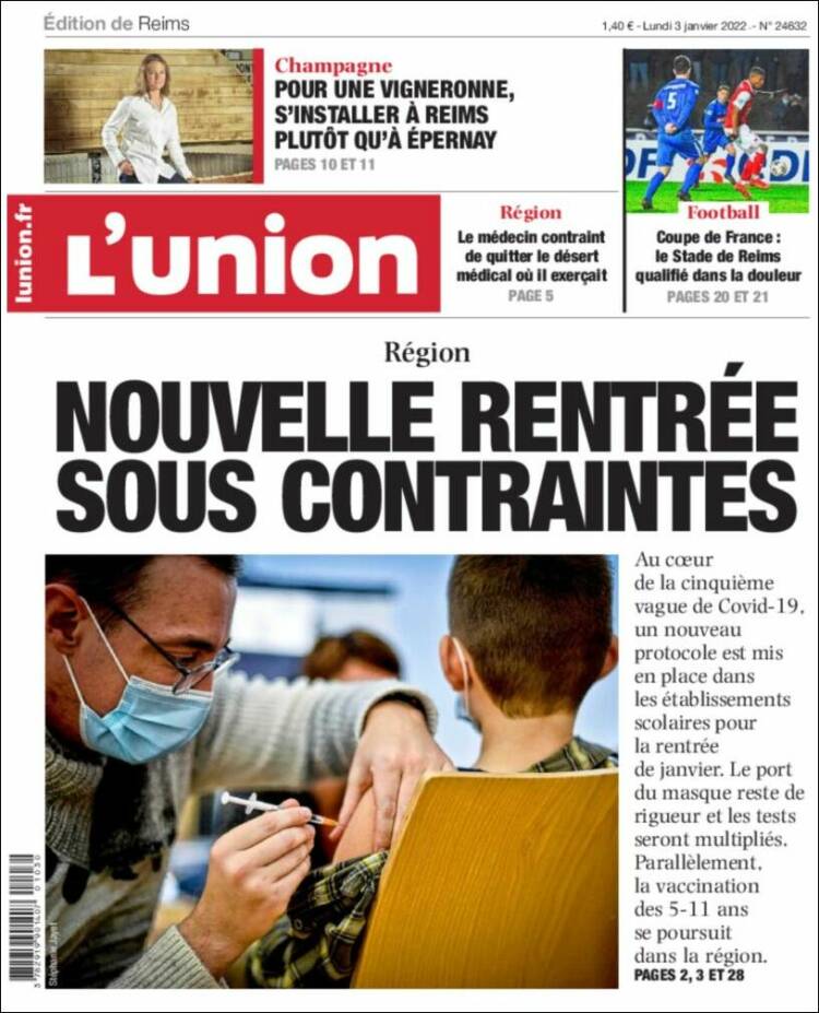 Portada de L'Union (France)