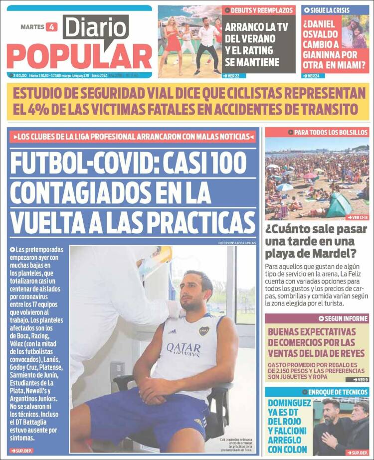 Portada de Diario Popular (Argentina)