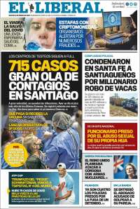 Portada de Diario El Liberal (Argentina)