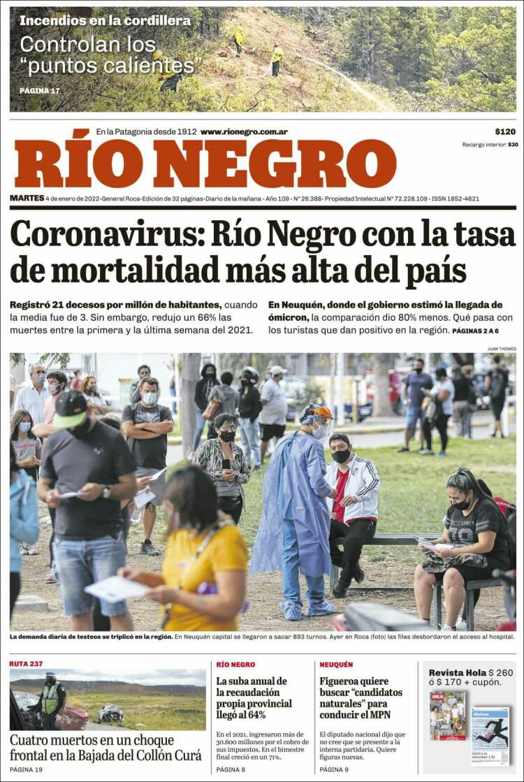 Portada de Rio Negro (Argentina)