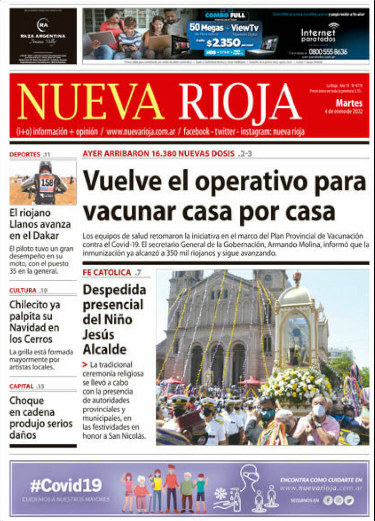 Portada de Nueva Rioja (Argentina)