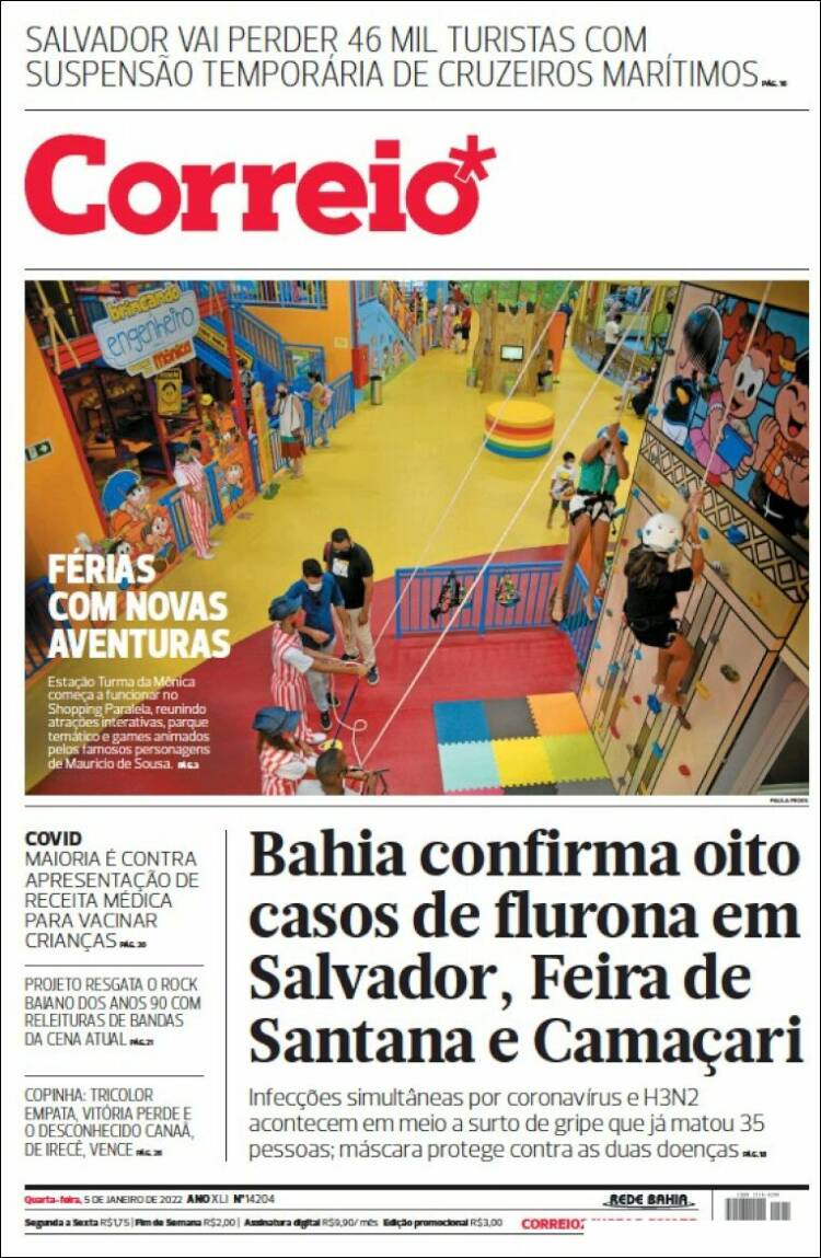 Portada de Correio* (Brasil)